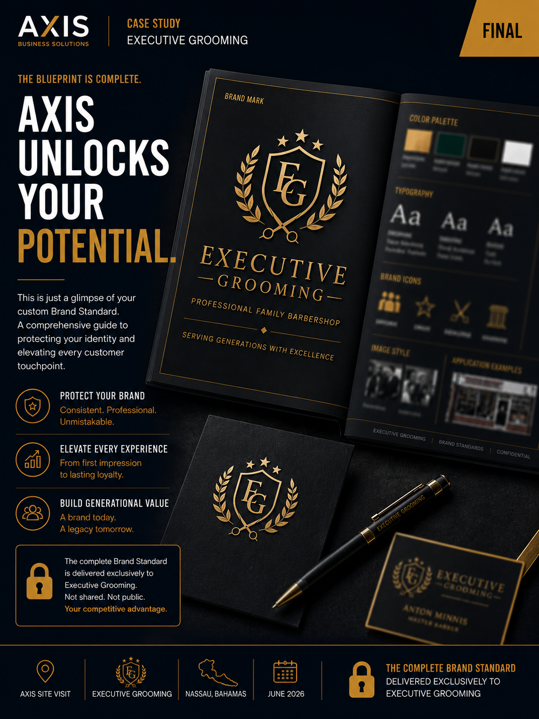 Executive Grooming — Concept Visualization