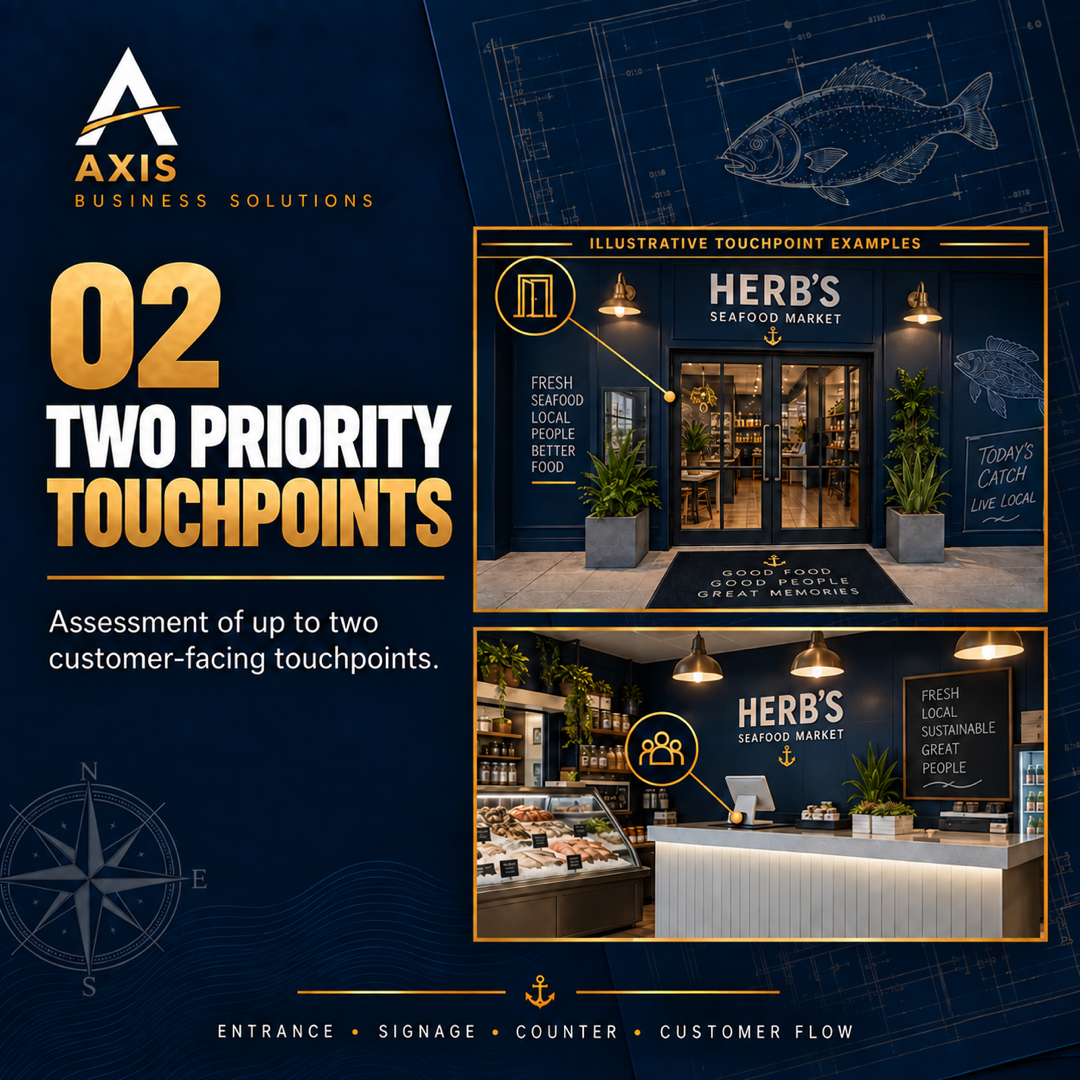 Experience Blueprint step 02 — Two priority touchpoints: assessment of up to two customer-facing touchpoints