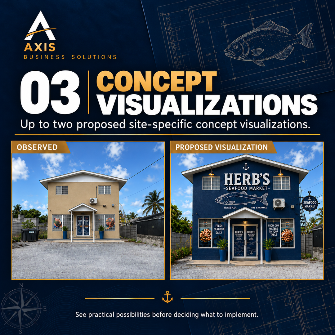 Experience Blueprint step 03 — Concept visualizations: up to two proposed site-specific concept visualizations