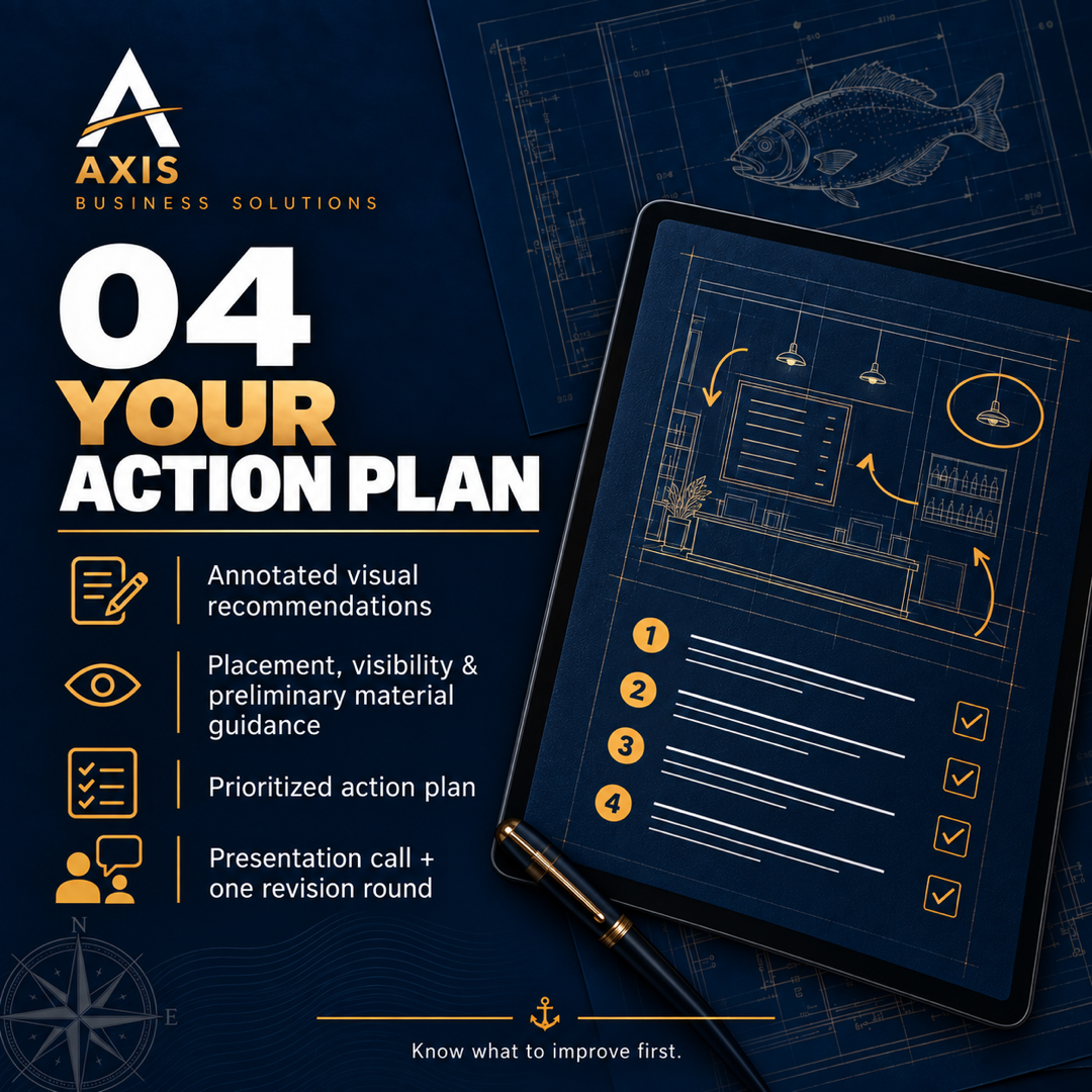 Experience Blueprint step 04 — Your action plan: annotated recommendations, prioritized plan, presentation call and one revision round